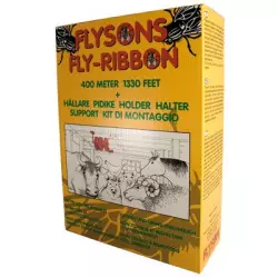 Fly-Ribbon fita apanha-moscas 400 m + kit de montagem