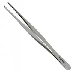 Hauptner dissecting forceps, straight with teeth - 16 cm