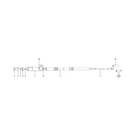 9: Ersatzteil Heiniger ONE/EVO 2m flexibler Arm 