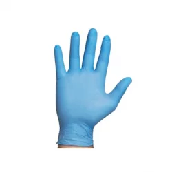 Powder-free blue vitrile gloves 100 units