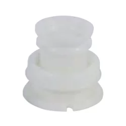 Válvula de plástico blanco