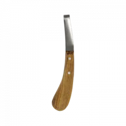Standardowy nóż do kopyt racic drewniana rękojeść