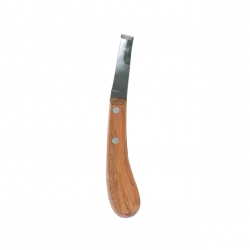 Nóż do kopyt racic HAUPTNER z drewnianą rękojeścią