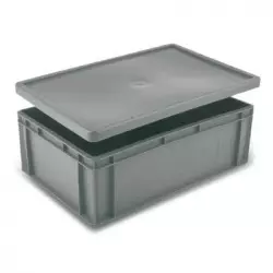 Lid for crate 600x400 Gray color