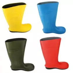 Steel-toed disinfection and safety wellingtons