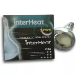 Ampoule Interheat 250 watts blanche 2 unités