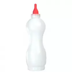 1L Lämmer-Futterflasche mit einstellbarem Durchfluss