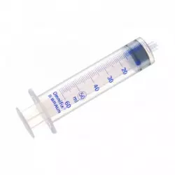 Sterile single-use luer lock syringes 50 ml 25 u