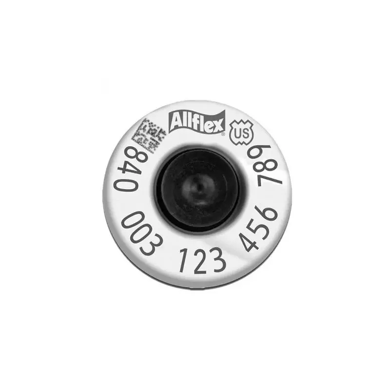 Elektroniczny kolczyk Allflex HP HDX, przycisk męski + przycisk żeński