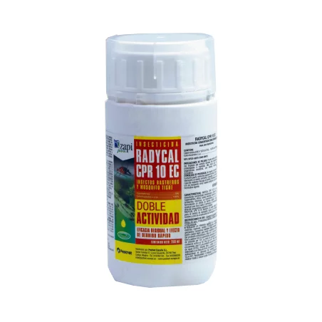 Insecticida líquido Radycal CPR 10 EC 250 ml
