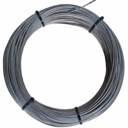 Rouleau de 100 m de câble en acier inoxydable de 2 mm