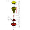 Cono sostitutivo per mangiatoia Rotecna Mini Hopper