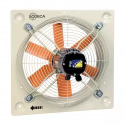 Sodeca HEP wall-mounted helical fans with reinforced plastic propeller