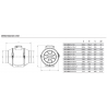 In-line extractors for NEOLINEO Sodeca ducts