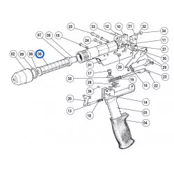 Replacement no. 8 (1u) for Cash Special stunning gun