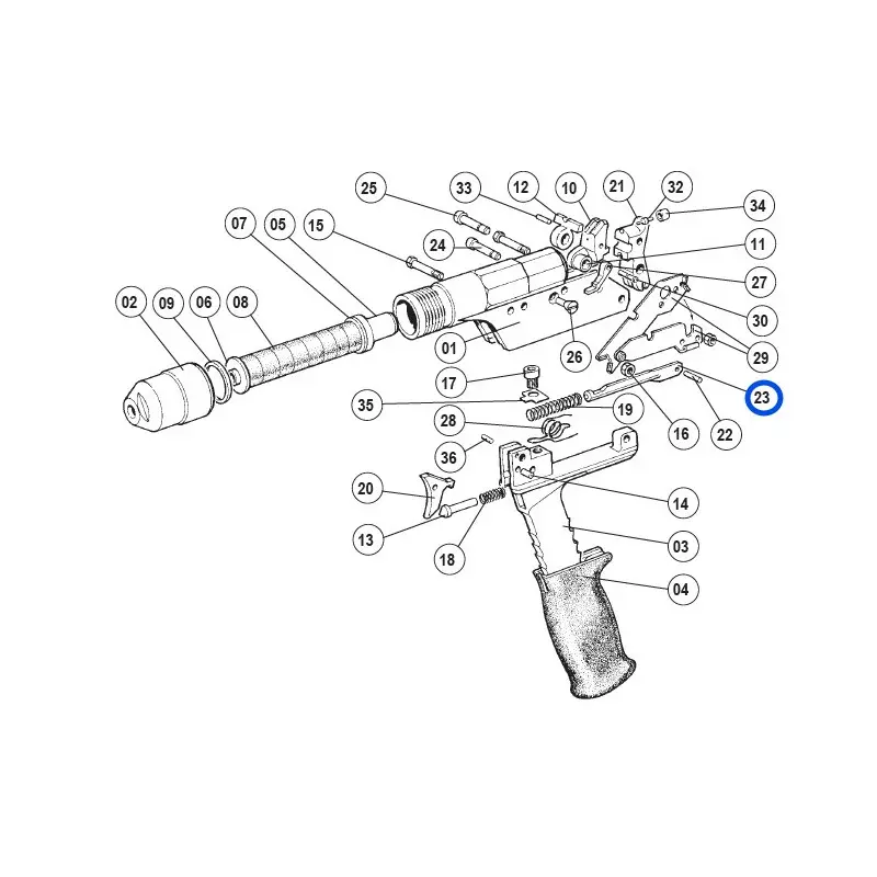Pieza recambio nº23 para aturdidor Cash Special